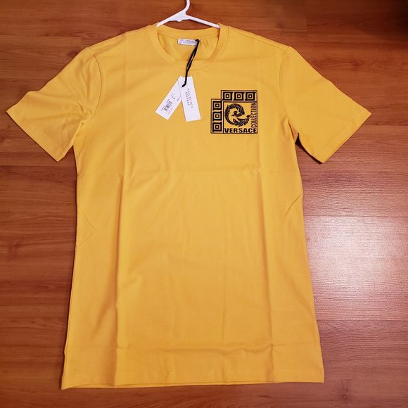 Versace Collection Other - Versace Collection Men's Slim Fit Yellow T-Shirt